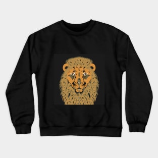 lion gold Crewneck Sweatshirt